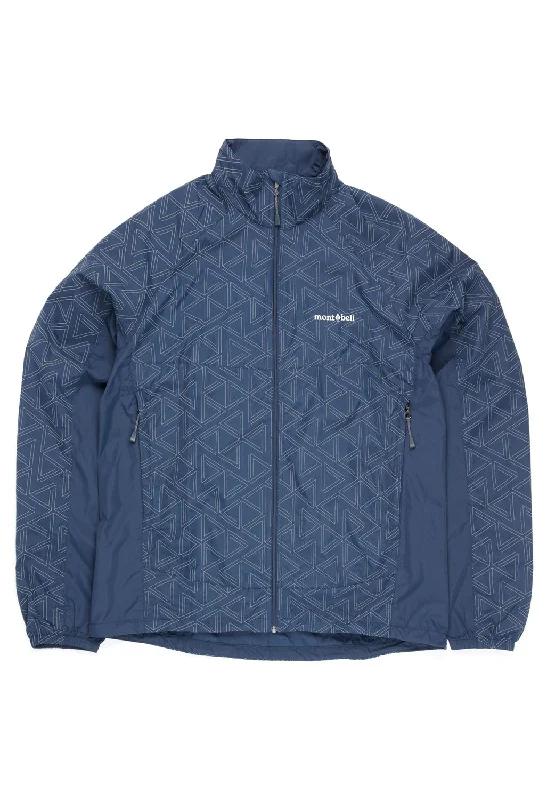Montbell Reflec Wind Jacket - Navy Toggled Jacket Drawstring Jacket Belted Jacket
