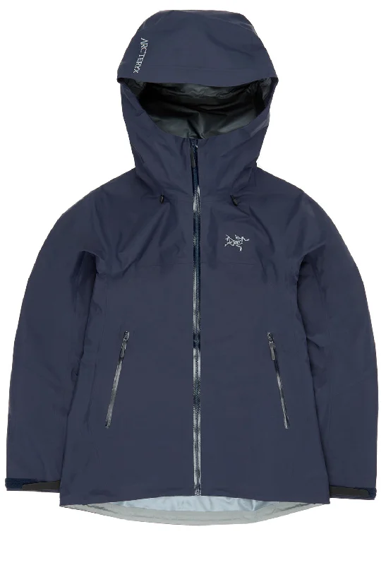 Arc'teryx Women's Beta SL Jacket - Black Sapphire Faux Fur Jacket Real Fur Jacket Shearling Jacket
