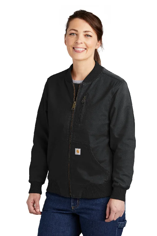 Custom Embroidered - Carhartt© Women's Rugged Flex© Crawford Jacket CT102524 Satin Fabric Silk Fabric Chiffon Fabric