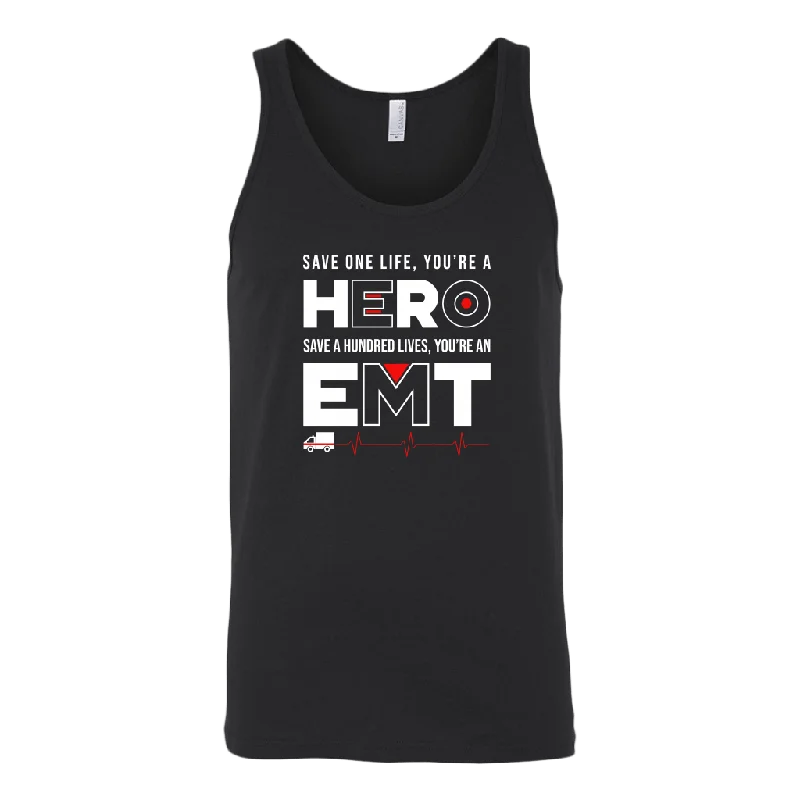 Save a Hundred Lives EMT Tank Top fitted tank top