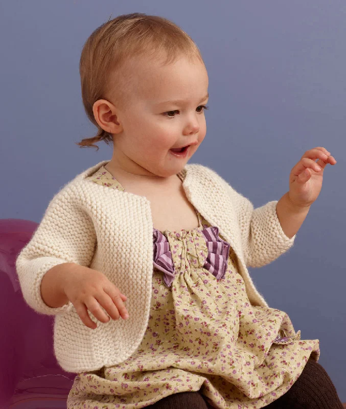 Triangle Cardigan Pattern (Knit) - Version 1 Cashmere Blend Cotton Blend Poly Blend