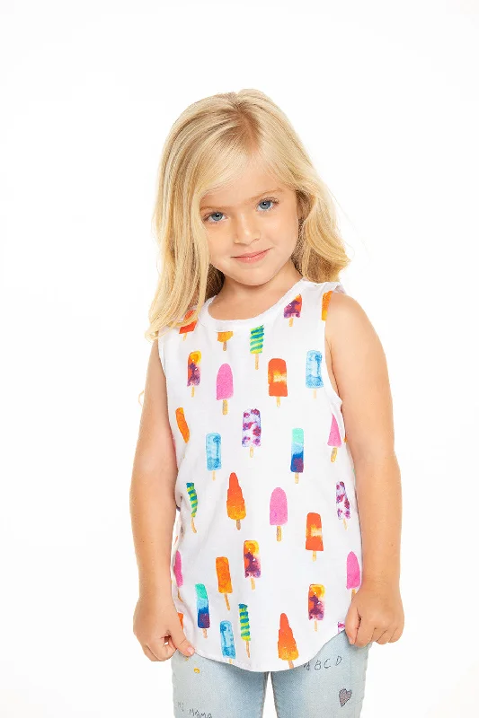 Popsicles Muscle Tank low neck tank