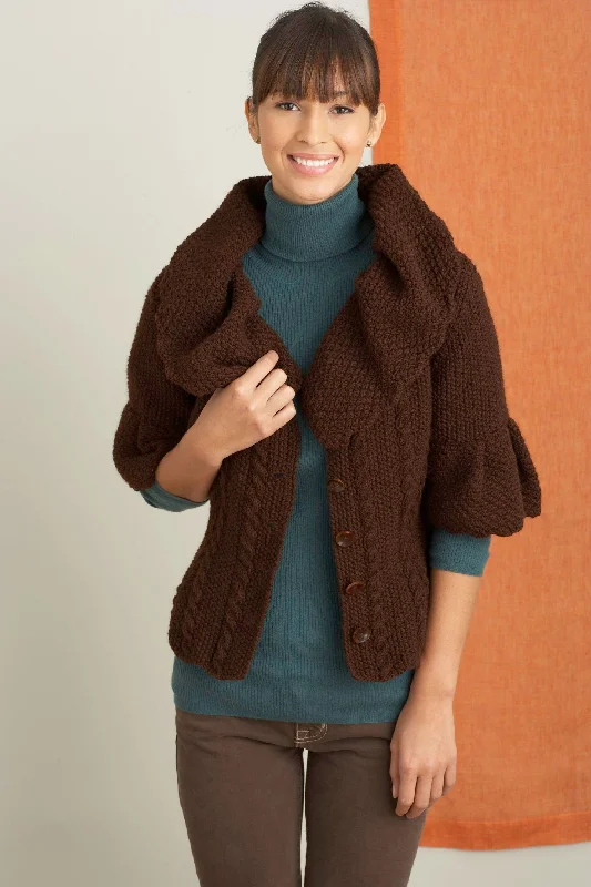 Dressmaker Detail Cardigan (Knit) Fitted Loose Oversized