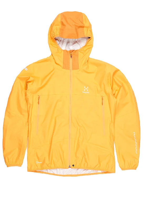 Haglöfs Women's L.I.M PROOF Jacket - Sunny Yellow/Desert Yellow Tailored Jacket Straight Jacket A-Line Jacket