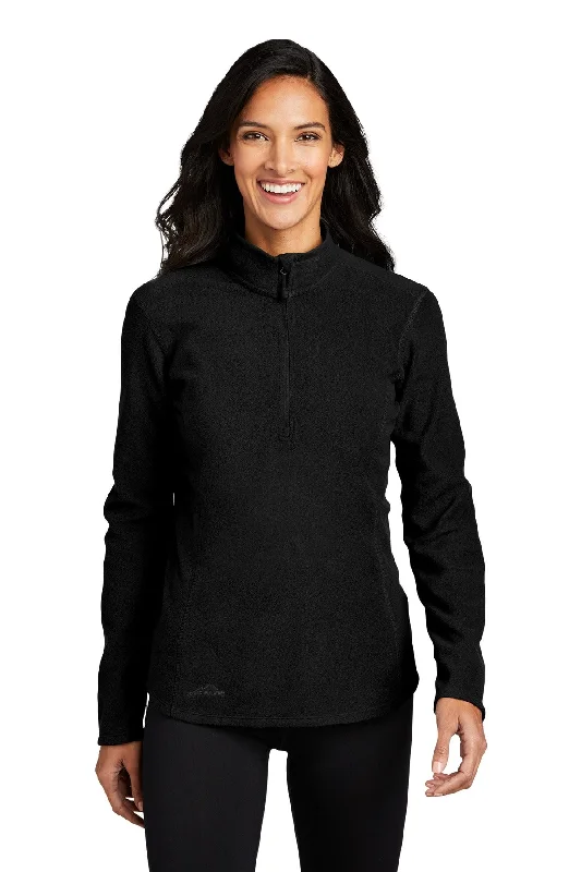 Custom Embroidered - Eddie Bauer® Ladies 1/2-Zip Microfleece Jacket EB227 Ribbed Jacket Pleated Jacket Ruffled Jacket