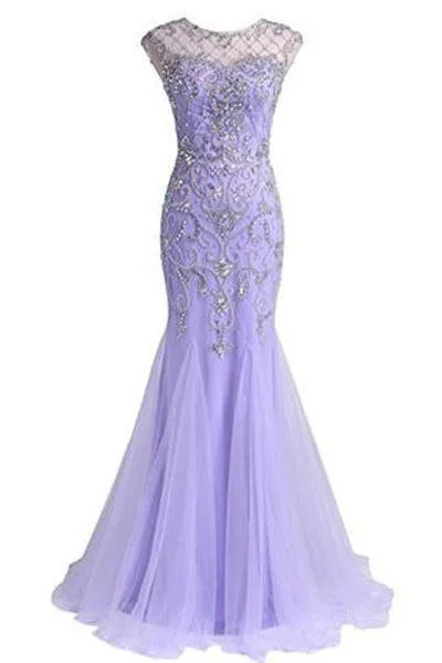 Prom Dresses A Line Beaded Bodice Open Back Party Dresses Tunics Yoga stretchy
