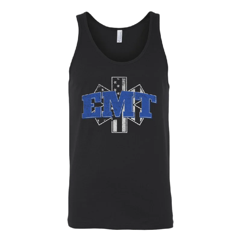 Star of Life US Flag EMT Tank Top comfortable tank top