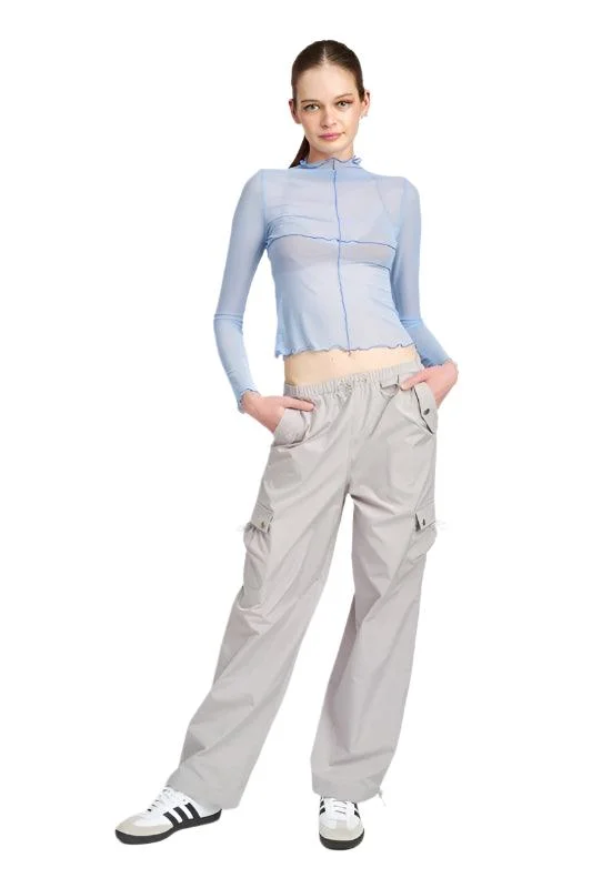 High Rise Cargo Pants Classic Cropped Pants