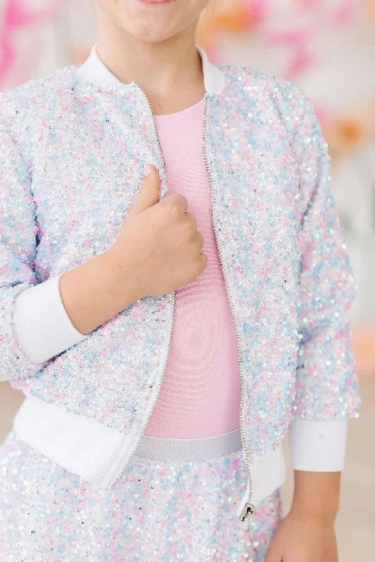 Cotton Candy Sequin Jacket Herringbone Jacket Checkered Jacket Solid Jacket