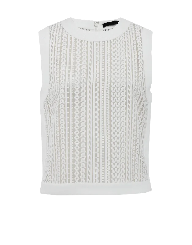 Boxy Logo Tank strappy tank top