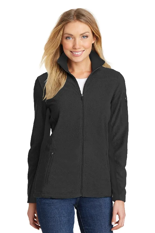 Custom Embroidered - Port Authority® Women's Summit Fleece Full-Zip Jacket. L233 Mesh Jacket Canvas Jacket Denim Jacket