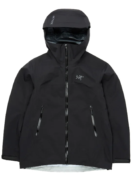 Arc'teryx Women's Beta Jacket - Black Oversized Jacket Tailored Jacket Straight Jacket