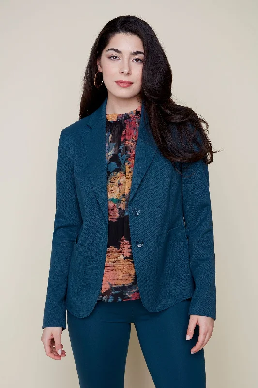 Renuar Knit Jacket R3768-E2102-807 Lagoon Fleece Jacket Down Jacket Parka