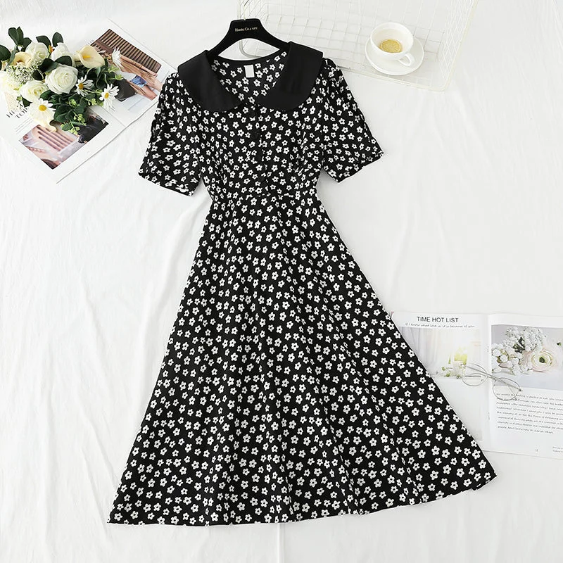 French waist closing chiffon skirt temperament skirt  4276 corduroy skirt cozy
