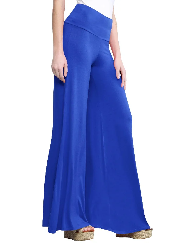 Women's Casual Comfy Wide Leg Palazzo Lounge Pants Classic Cropped Pants