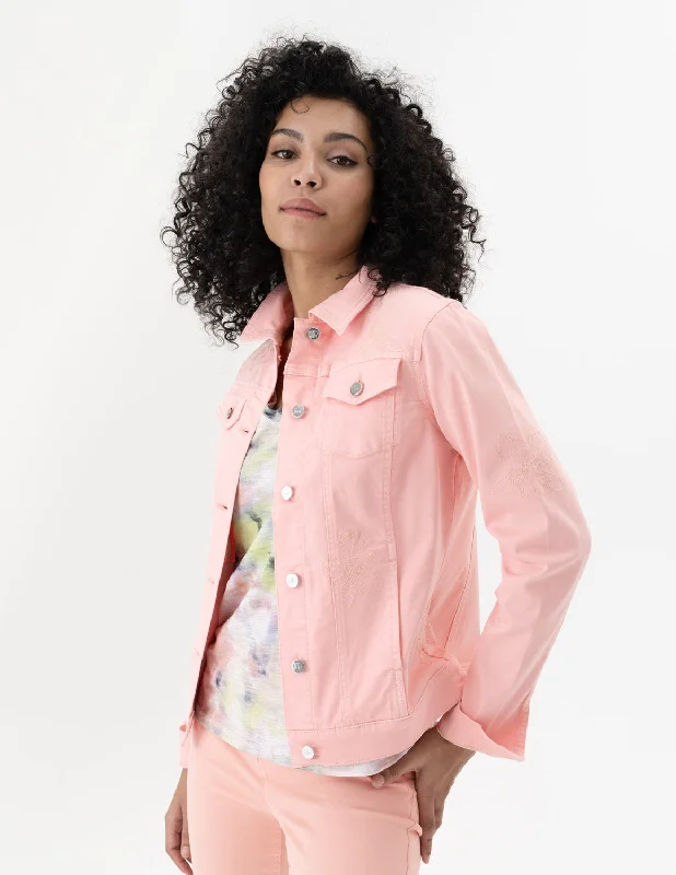 Renuar Jean-Style Jacket R3805-E2008S-80 Flamingo Plaid Jacket Tartan Jacket Houndstooth Jacket
