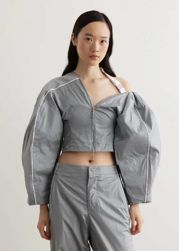 x Jacquemus NRG Track Jacket Embroidered Jacket Appliqued Jacket Beaded Jacket