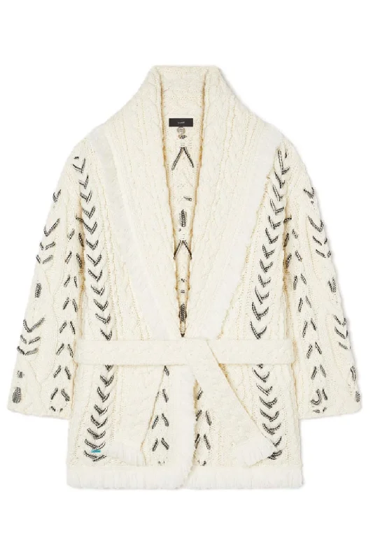 Artic Silence Cardigan Zippered Front Buttoned Front Snap Front