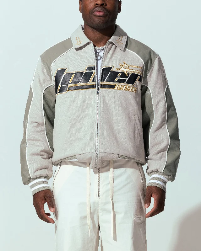 Loiter Formula Jacket Beige Striped Jacket Polka Dot Jacket Floral Jacket