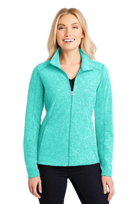 Custom Embroidered - Port Authority® Women's Heather Microfleece Full-Zip Jacket. L235 Jersey Jacket Tulle Jacket Batik Jacket