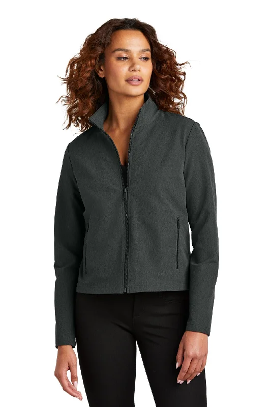 Custom Embroidered - Mercer+Mettle™ Women's Stretch Soft Shell Jacket MM7103 Insulated Jacket Fitted Jacket Loose Jacket