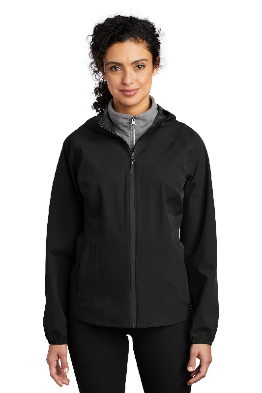 Custom Embroidered - Port Authority ® Women's Essential Rain Jacket L407 Wool Fabric Cashmere Fabric Tweed Fabric