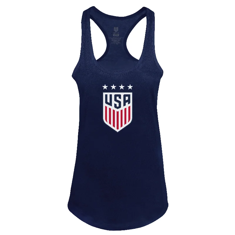U.S. Soccer USWNT Women's Racerback Tank Top cherry red tank