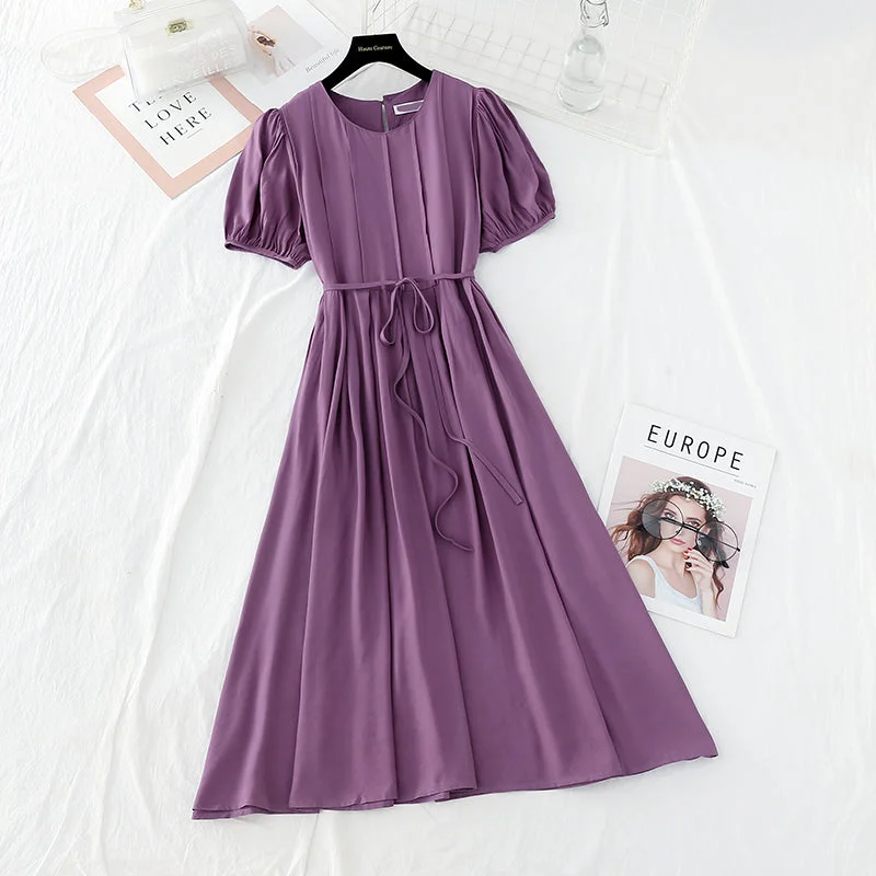 Loose and thin bubble sleeve doll skirt fairy super fairy series  4167 corduroy skirt durable