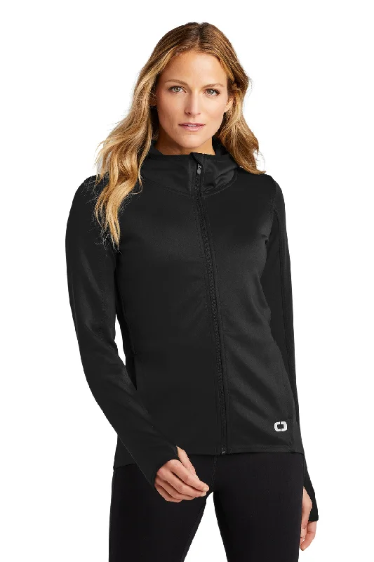 OGIO ® ENDURANCE Ladies Stealth Full-Zip Jacket. LOE728 Ribbed Jacket Pleated Jacket Ruffled Jacket