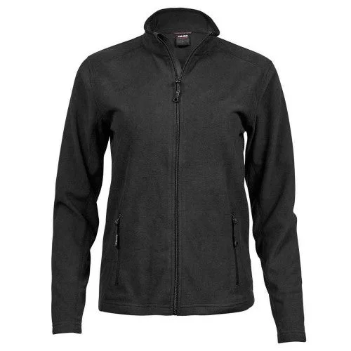 Tee Jays Womens/Ladies Active Fleece Jacket Notch Collar Peter Pan Collar Cowl Neck
