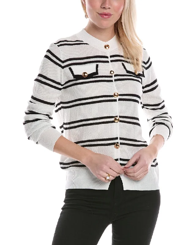 ANNA KAY Le Mariner Cashmere-Blend Cardigan Toggled Drawstring Belted