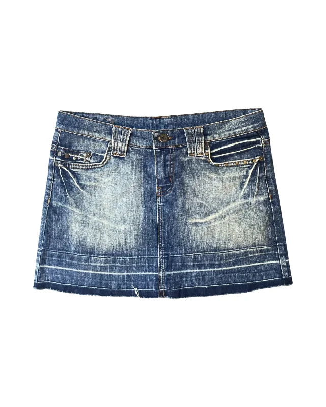 Vintage Y2K Mini Skirt linen skirt natural
