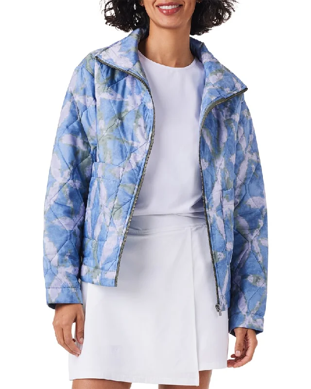 NIC+ZOE Throw On Quilted Puffer Jacket Zippered Front Buttoned Front Snap Front