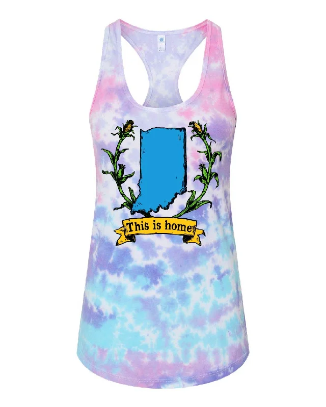 This is Home Crest Women's Tie Dye Tank ***CLEARANCE*** gym tank top