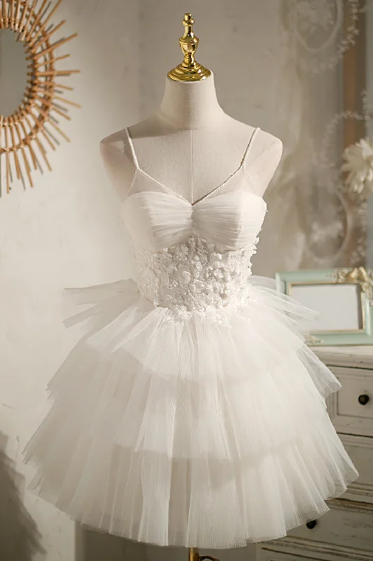 Pretty Party Dress Short Tulle  Homecoming Dress Tunics Sophisticated sleek