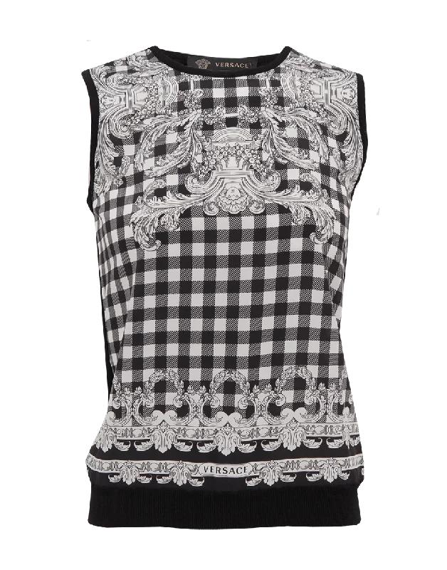 Silk Front Tank peach tank top