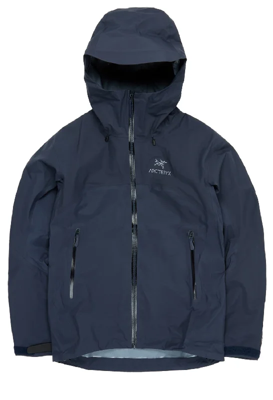 Arc'teryx Women's Beta AR StormHood Jacket - Black Sapphire Satin Jacket Silk Jacket Chiffon Jacket