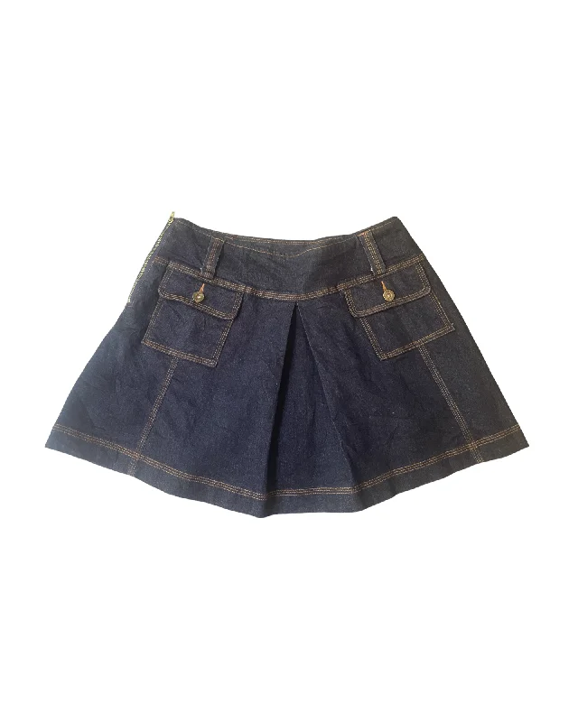 Vintage Y2K Mini Skirt Size 12 denim skirt durable