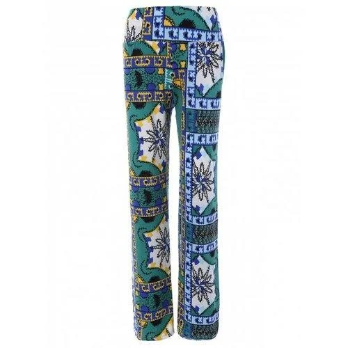 Tribal Print Mid-Waist Exumas Pants - Green Xl Cozy Jogger Leggings