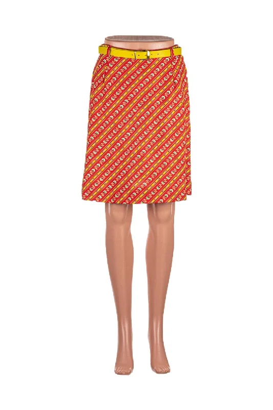 Vintage 70s Summit of Boston Skirt ribbed skirt waist