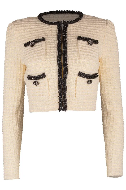 Textured Cardigan Neon metallic Matte