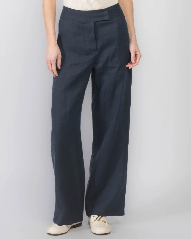 Linen Pants High-Waist Jeans