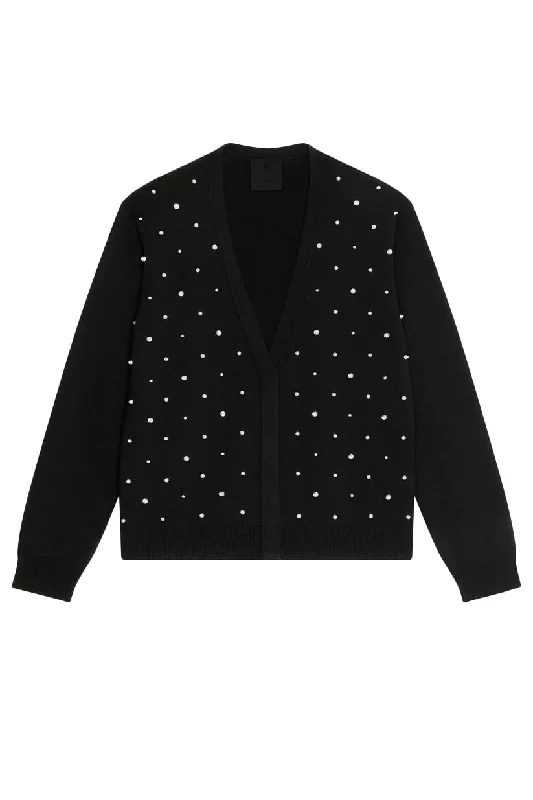Embroidered Cardigan Handmade Hand-knitted Hand-woven