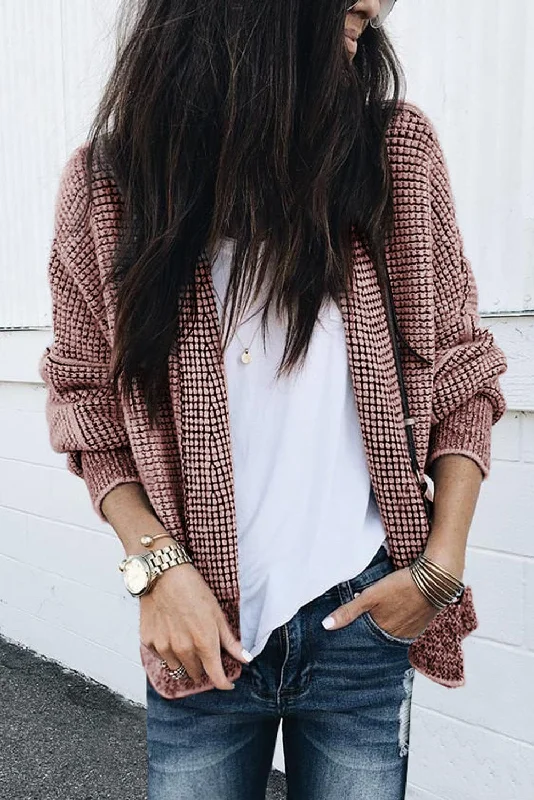 Black Long Cardigan for Women Slim Fit Regular Fit Oversized