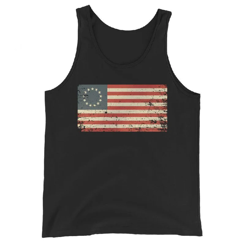 1776 Flag Unisex Tank Top floral tank top