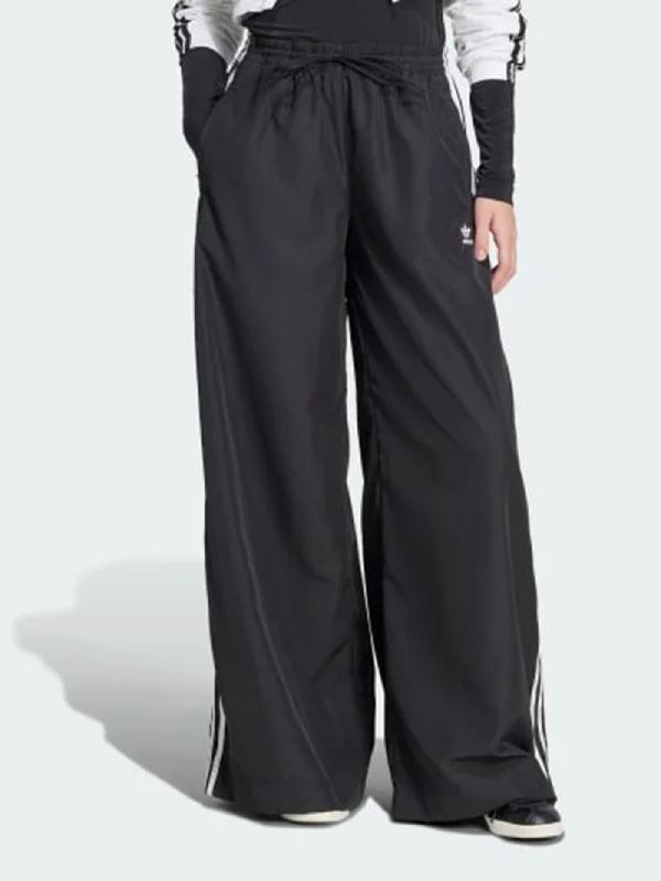 Adicolor Black Oversized Track Pants Formal Dress Pants