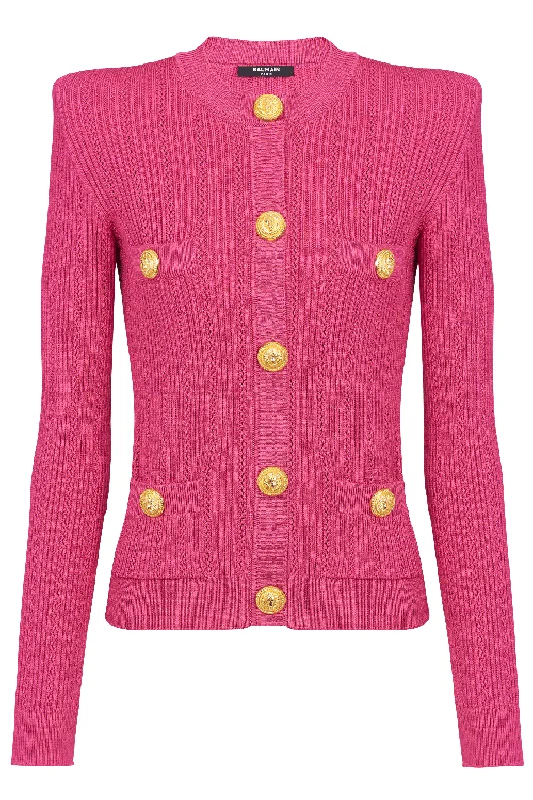 Four Pocket Cardigan Terry Terry Cloth Terry Knit