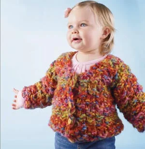 Jelly Bean Cardigan Pattern (Knit) Handmade Hand-knitted Hand-woven