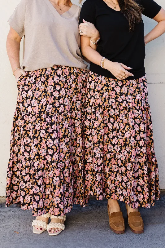 Daisy Maxi Skirt chiffon skirt airy