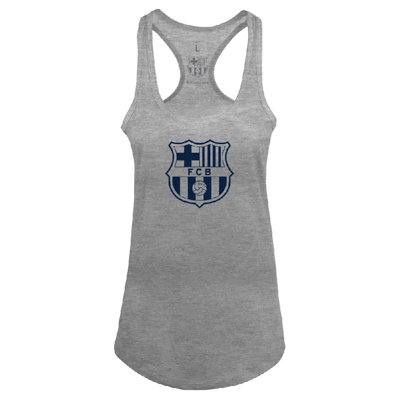 FC Barcelona Women's Racerback Tank Top navy tank top